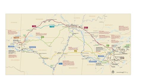 Trail Of Tears 2024 Route Map Pdf - Alyda Bernita