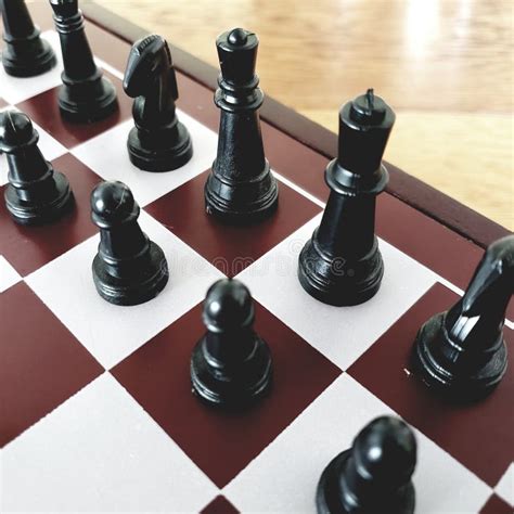 Black Pieces of Chess War Game Editorial Image - Image of grid, chess: 148444165