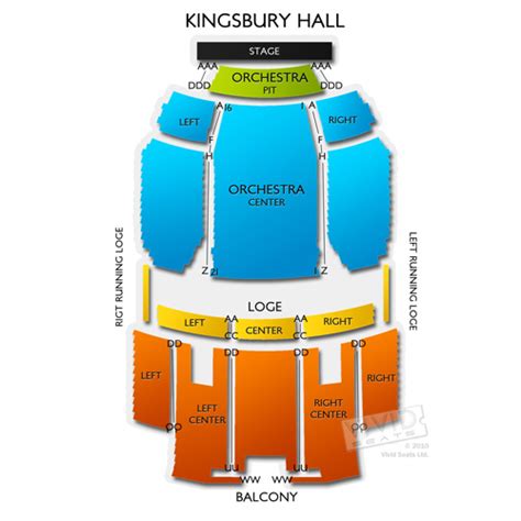 Kingsbury Hall Seating Chart | Vivid Seats