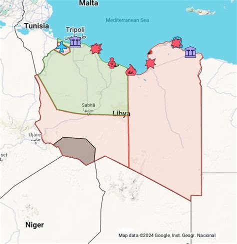 Libya Civil War Map - Google My Maps