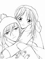 Furry Couple Coloring Pages sketch template