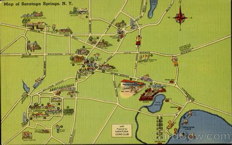 Map Of Saratoga Springs New York