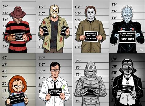 Usual suspects.. | Horror movies funny, Horror movie icons, Horror cartoon