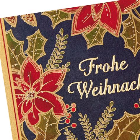 Festive Holiday Wishes German-Language Christmas Card - Greeting Cards ...