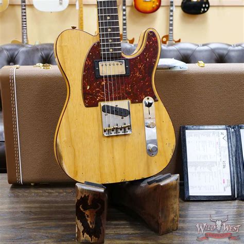 Fender Custom Shop 1960 HS Telecaster Custom Relic Aged Natural - Wild West Guitars