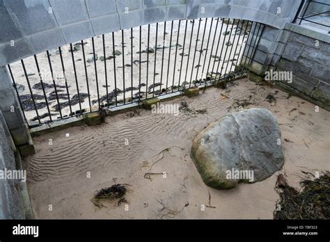 Plymouth Rock, Mayflower Landing, Plymouth, Massachusetts, USA Stock ...