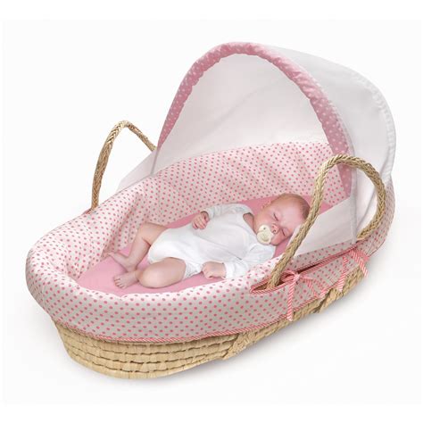 Badger Basket Moses Basket with Fabric Hood & Bedding by OJ Commerce $44.95 - $53.99