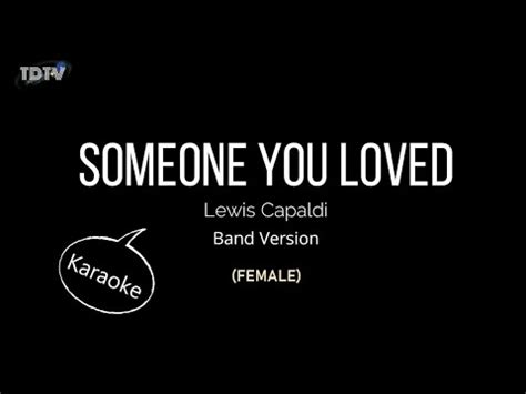 Karaoke Someone You Loved (Female) - Band Version - YouTube