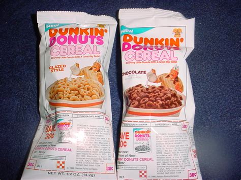 The Allee Willis Museum of Kitsch » Dunkin’ Donuts Cereal