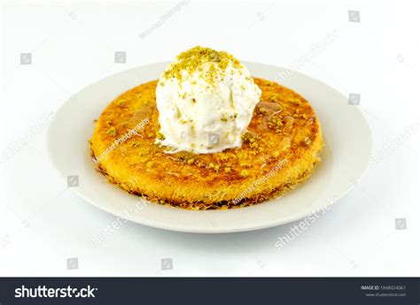 Kunafa Ice Cream Pistachio On Top Stock Photo 1848024061 | Shutterstock