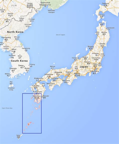 Kagoshima Japan Map