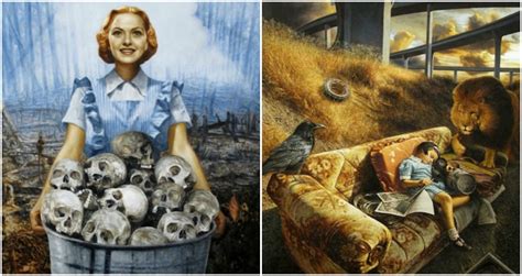 Unsettling paintings capture a grim, post-apocalyptic future | Dangerous Minds