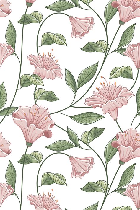 Girly Floral Removable or Traditional Wallpaper – La Grand Classique