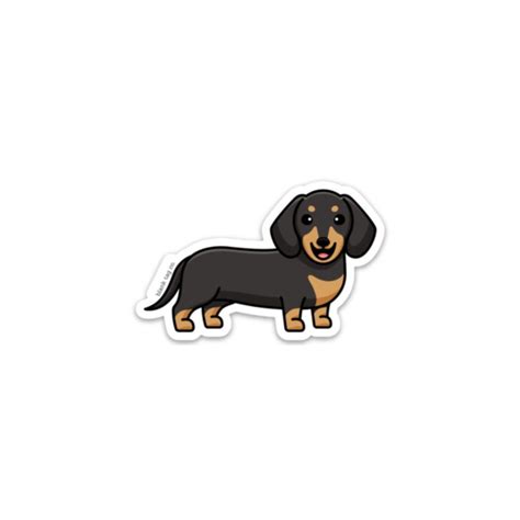 The Dachshund Sticker | Cute laptop stickers, Animal stickers, Dog stickers