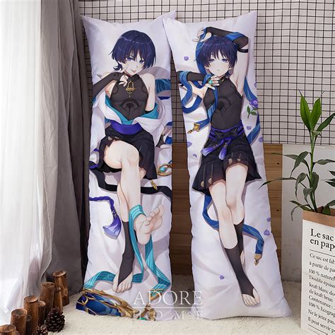 Genshin Impact-Wanderer-Dakimakura Anime Hugging Body Pillow Cover Case ...