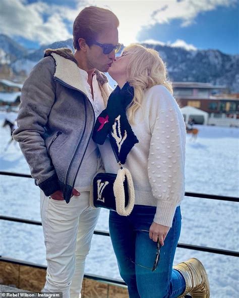 Rebel Wilson looks smitten with boyfriend Jacob Busch as she shares a photo of them kissing ...