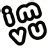 IMVU (black/white) Icon by linux-rules on DeviantArt