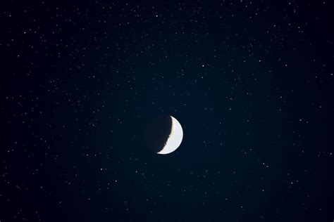 Free stock photo of dark, moon, starry night