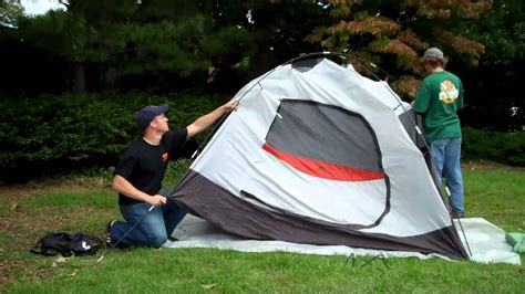 How to set up a 4 man tent - YouTube