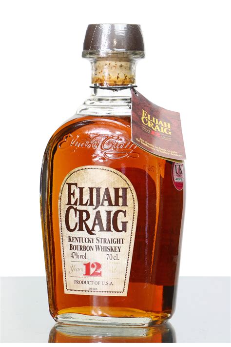 Elijah Craig 12 Years Old - Straight Bourbon - Just Whisky Auctions