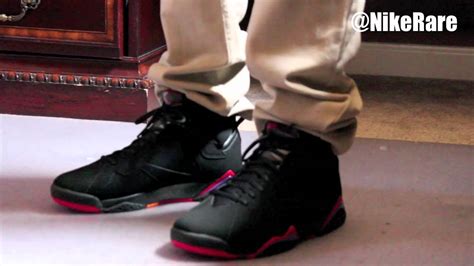 Air Jordan 7 Raptor 2012 ON FEET (Slim & Skinny Jeans) - YouTube