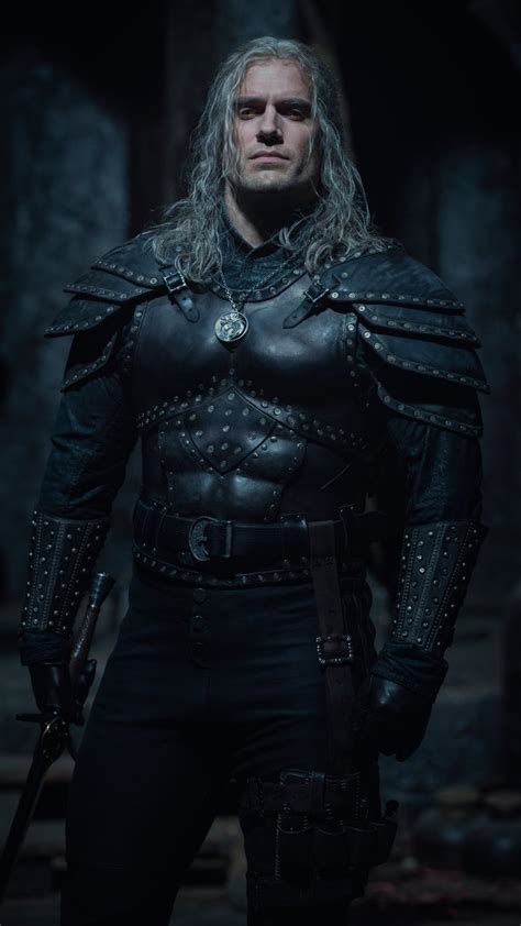 1080x1920 Resolution Henry Cavill as Geralt with New Armor in The ...