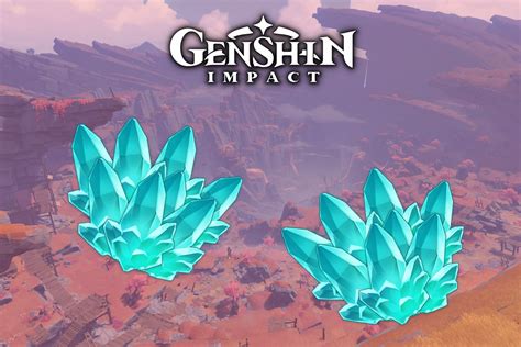 Genshin Impact Crystal Chunk mining locations and route for The Chasm