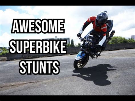 Bike Stunts - Awesome Superbike Stunts - YouTube