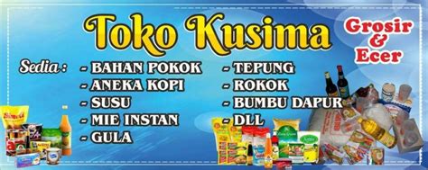 Desain Spanduk Warung Sembako Cdr – Materi Belajar Online