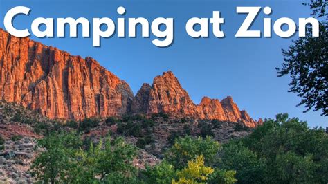 Camping at Zion National Park: 5 Options - Get All Camping