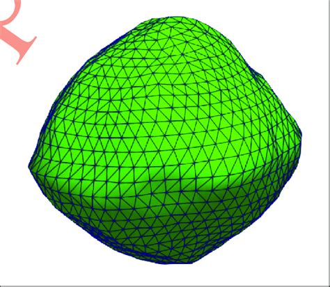 Shape of the asteroid Bennu with digitised edges. | Download Scientific ...