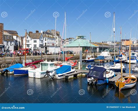 Harbour at the Barbican Plymouth Stock Image - Image of coastal ...