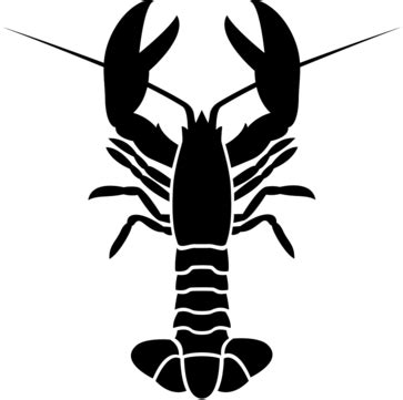 Lobster Clip Art Black And White