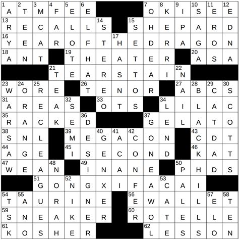 0210-24 NY Times Crossword 10 Feb 24, Saturday - NYXCrossword.com