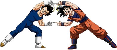 Goku vs Vegeta v2 render [Bucchigiri Match] by Maxiuchiha22 on DeviantArt | Goku and vegeta ...