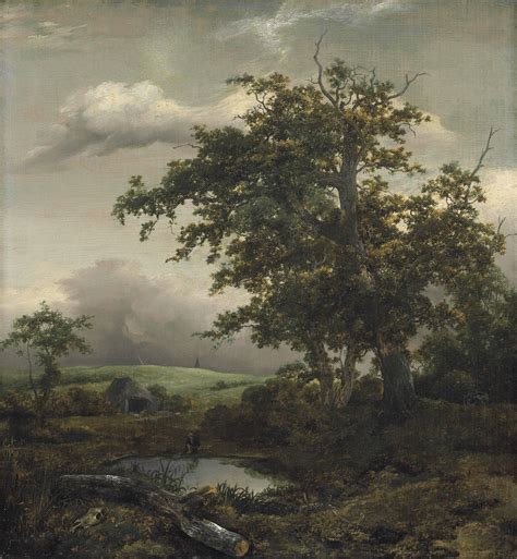 Jacob van Ruisdael (Haarlem 1628/9-1682 Amsterdam) , A wooded landscape ...