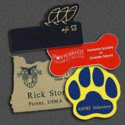 custom shaped name tags with engraved logo & text | Name tags, Shape names, Custom