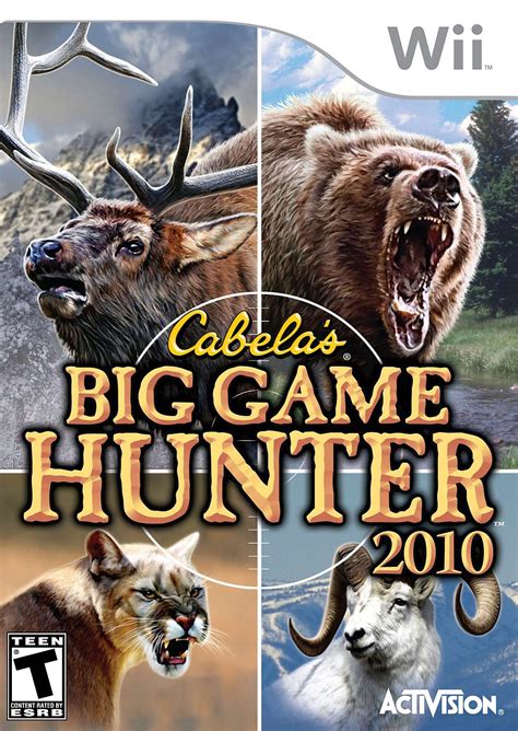 Cabela's Big Game Hunter 2010 Nintendo WII Game