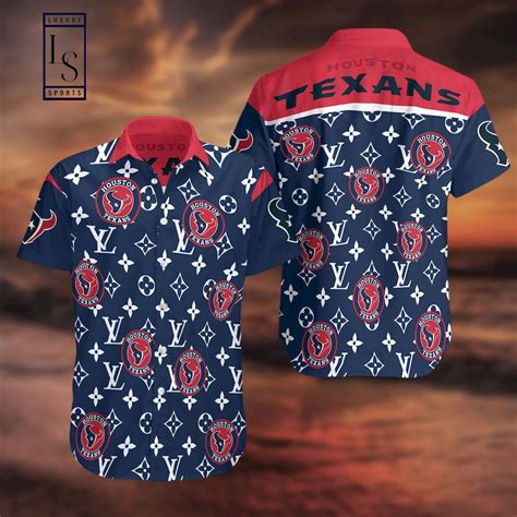 Houston Texans Symbol Louis Vuitton Hawaiian Shirt - HomeFavo