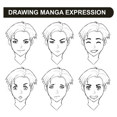 Easy Anime Expression Drawing It s not that easy to draw 22 faces that ...