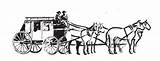 Stagecoach Coloring Pages sketch template