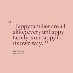 Unhappy Family Quotes. QuotesGram