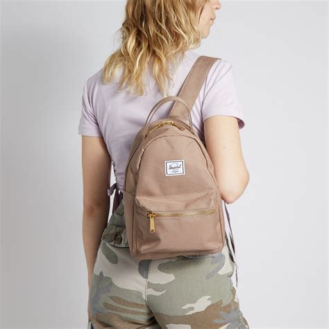 Nova Mini Backpack in Beige | Mini backpack outfit, Backpacks, Mini ...