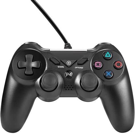 PS4 Wired Controller for Playstation 4,Mayfan USB PS4 Controller Wired with 6 Feets Length USB ...