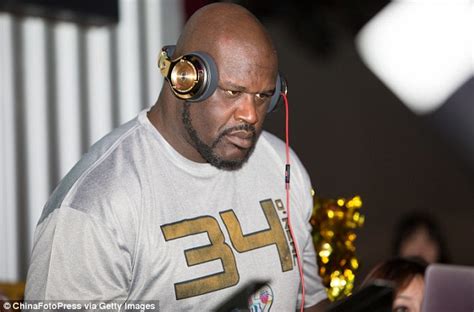 Shaquille O'Neal DJ's at bizarre launch of NBA All-Star 2 game in China | Daily Mail Online