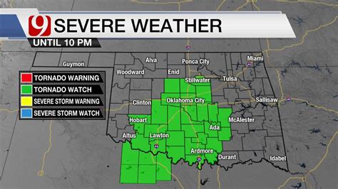 Tornadoes Touch Down East Of OKC Metro As PDS Tornado Watch Continues ...