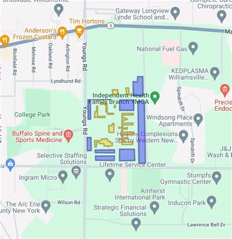 Erie Community College North Campus Map - Map