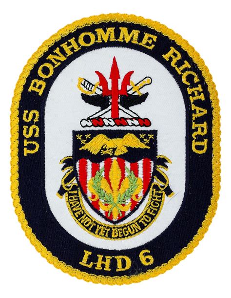 USS Bonhomme Richard LHD-6 Ship Patch | Flying Tigers Surplus