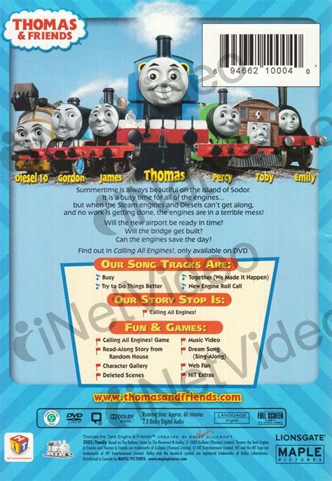 Thomas & Friends - Calling All Engines on DVD Movie