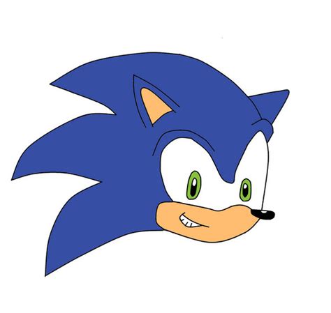 sonic head by Heyro0 on DeviantArt